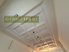 Кессонный потолок из MDF пос. Носово